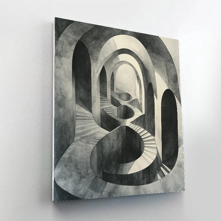 M.C. Escher Inspired Paradox Lattice Of Infinity Painting by numbers kit