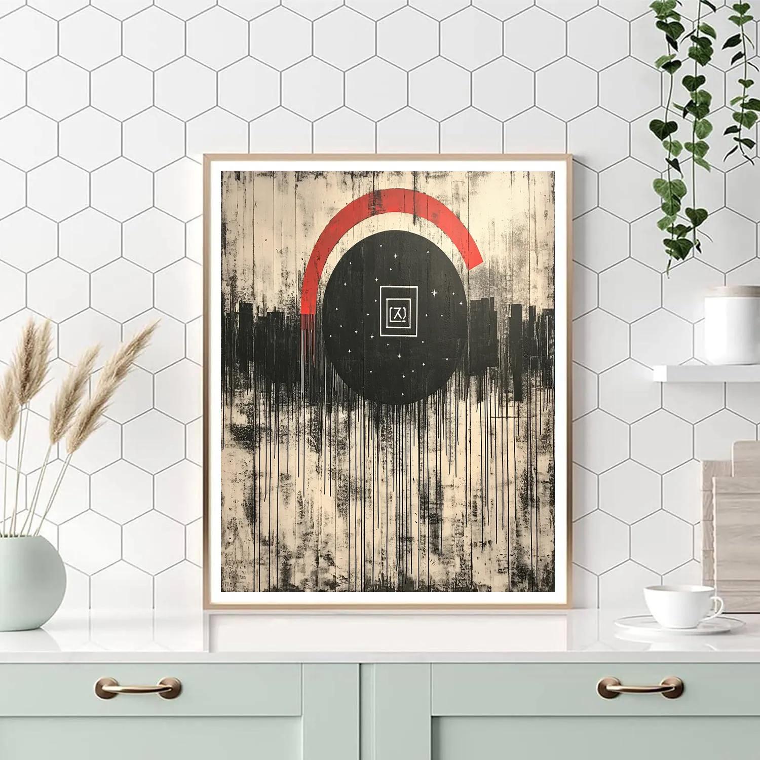 Banksy Inspired Surveillance Constellation paint by number