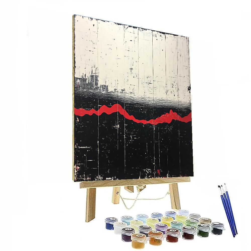 Banksy Inspired Carbon Noise Horizon DIY paint by numbers