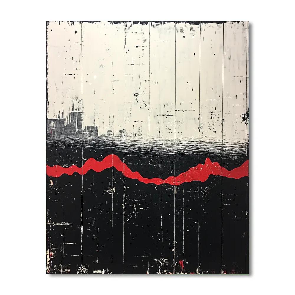 Banksy Inspired Carbon Noise Horizon DIY paint by numbers