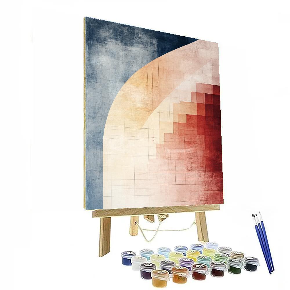 Paul Klee Inspired Luminous Counterpoint Drift Numbered painting kits