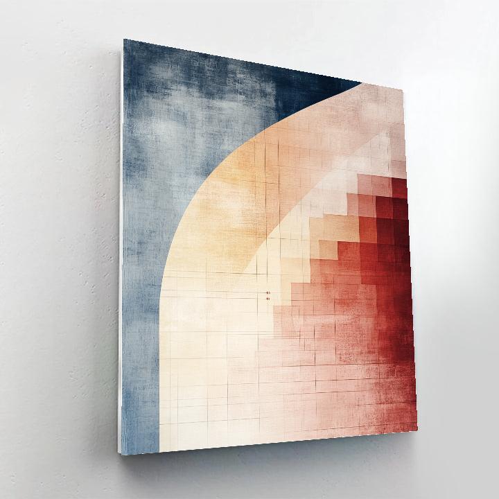 Paul Klee Inspired Luminous Counterpoint Drift Numbered painting kits