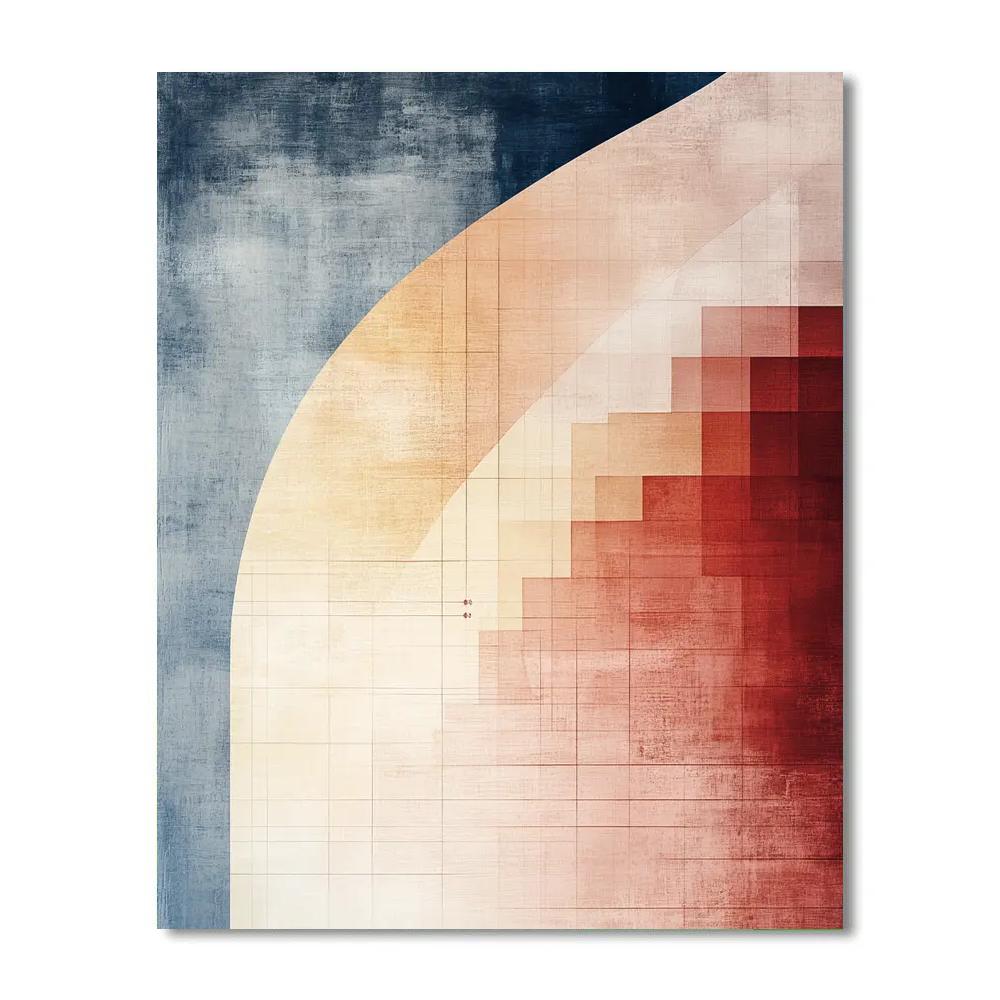 Paul Klee Inspired Luminous Counterpoint Drift Numbered painting kits