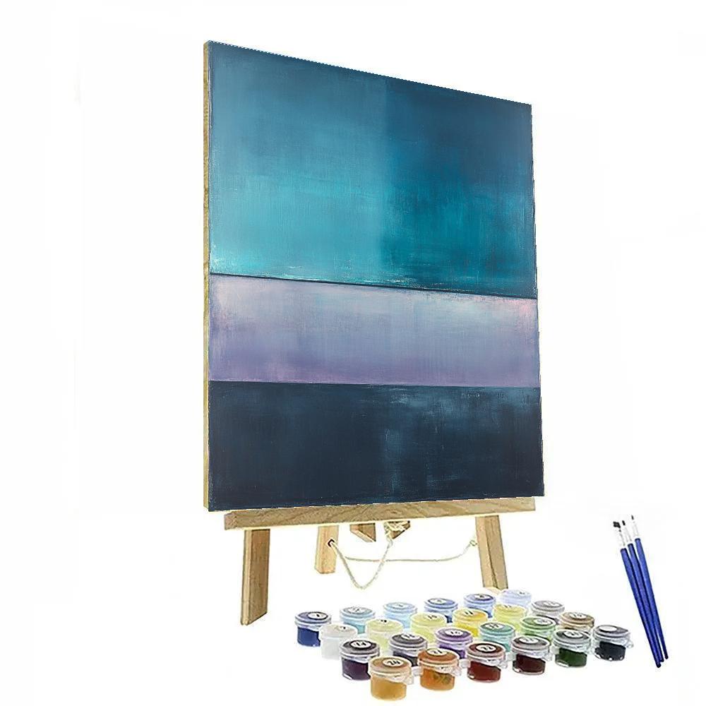 Mark Rothko Inspired Halo Drift In The Outer Quiet DIY paint by numbers