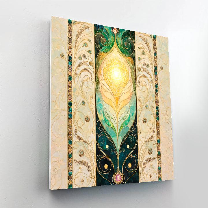 Alphonse Mucha Inspired Nebula Lace Equinox paint by numbers