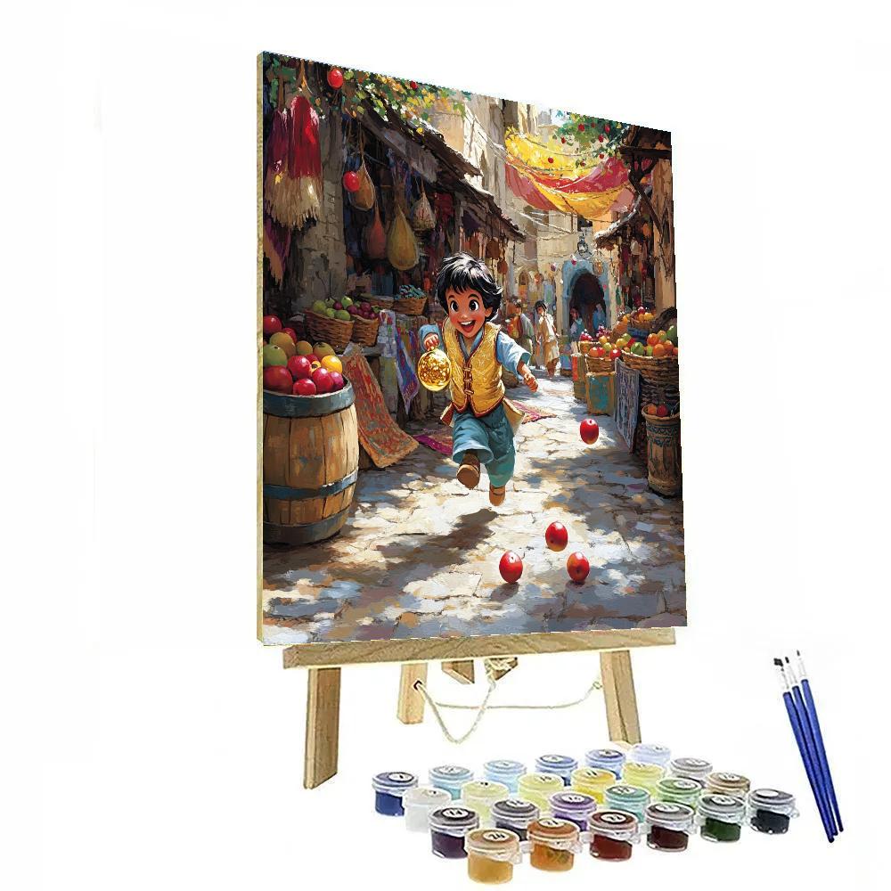 Abu Palace Market Treasure Chase Disney Inspired DIY paint by numbers