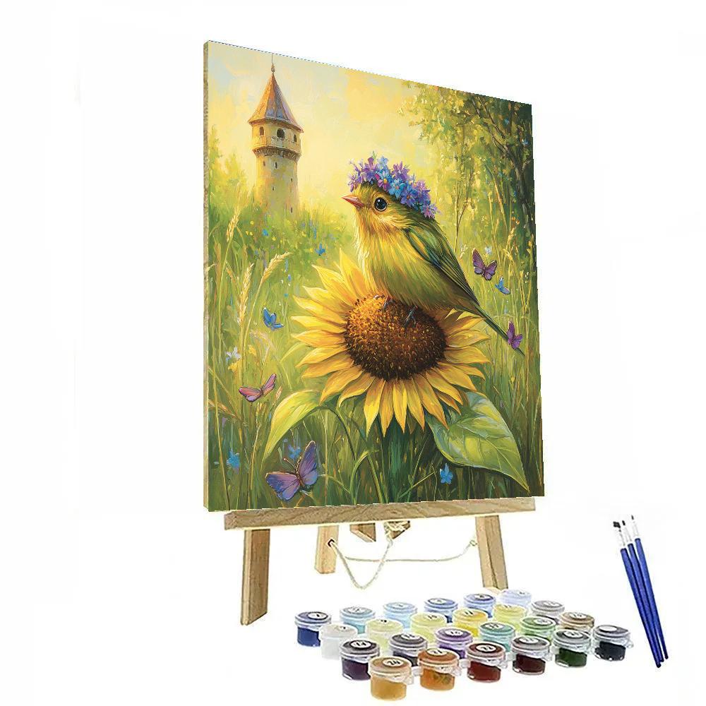 Pascal Flower Crown Hideout Disney Inspired paint by color