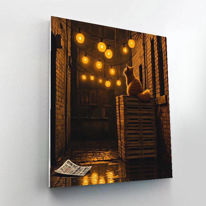 Oliver City Alley Music Moment Disney Inspired Painting by numbers kit