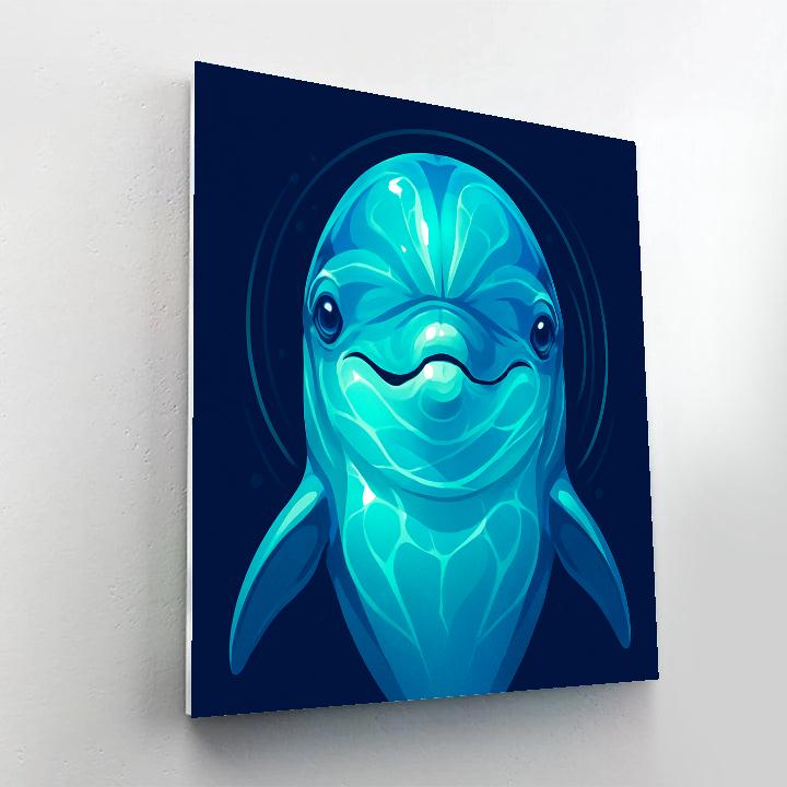Prismatic Tide Dolphin Paint by numbers kits