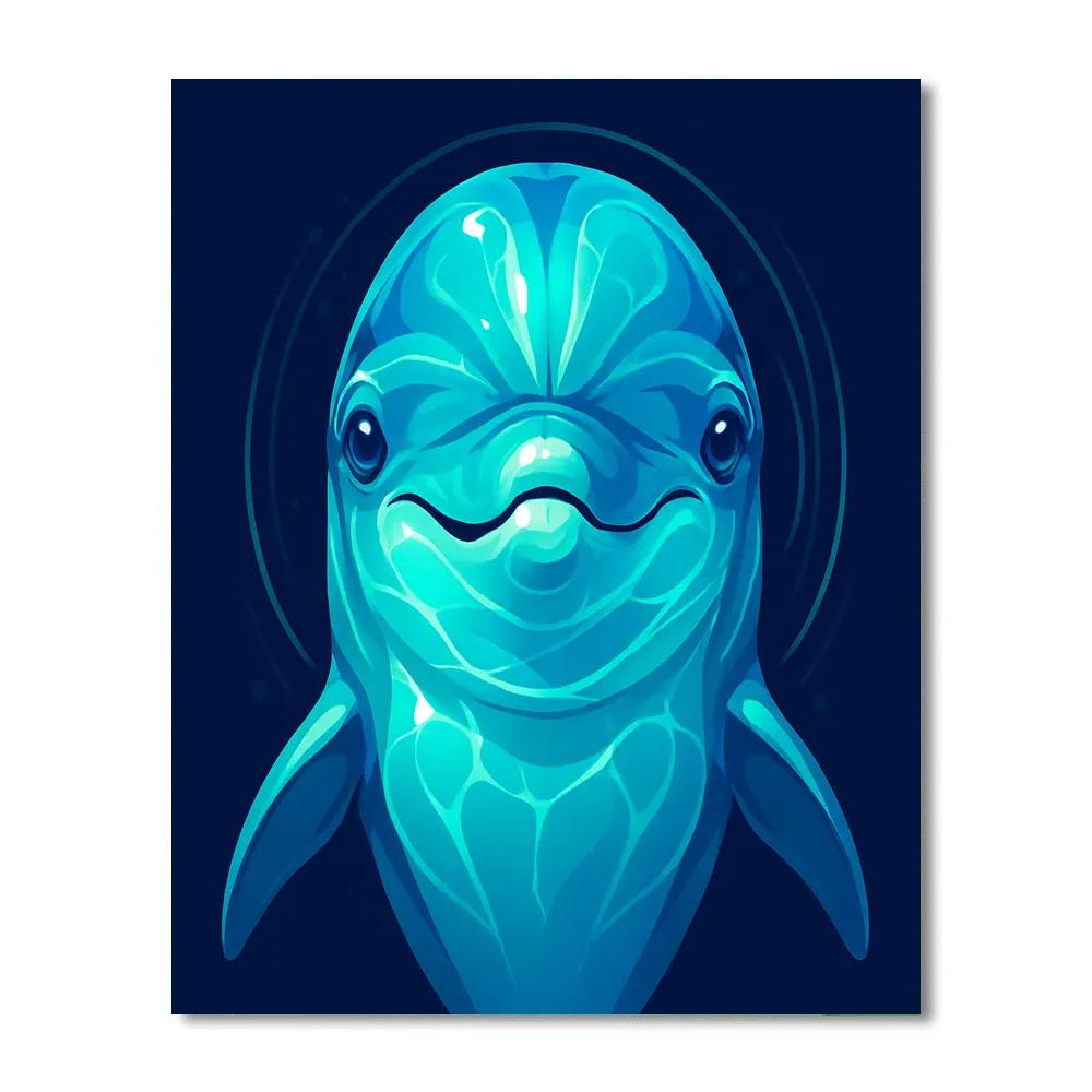 Prismatic Tide Dolphin Paint by numbers kits