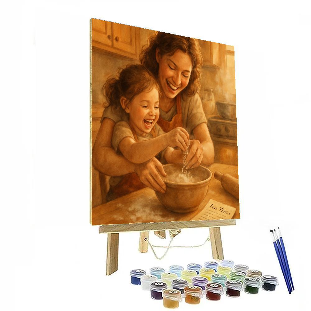 Kitchen Recipe Time Capsule Number painting