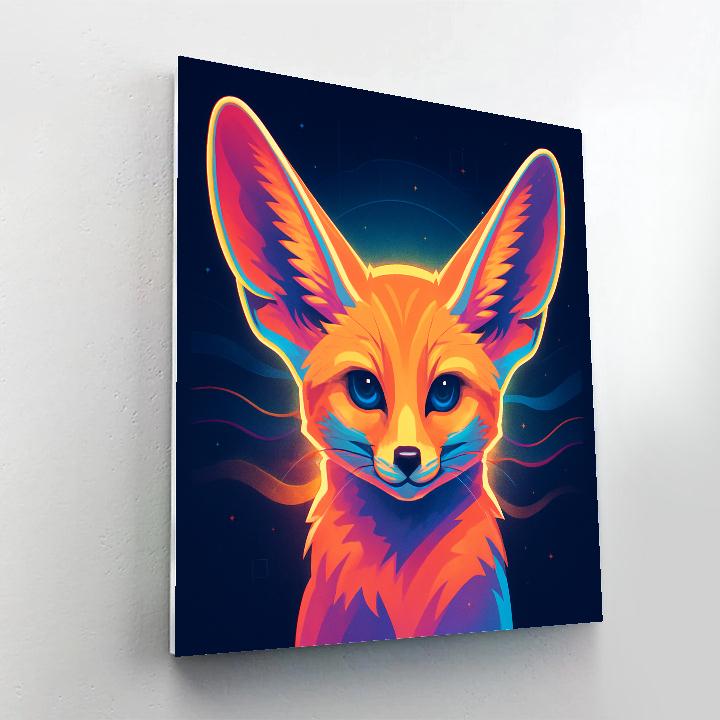 Starlit Mirage Fennec Fox Numbered painting kits