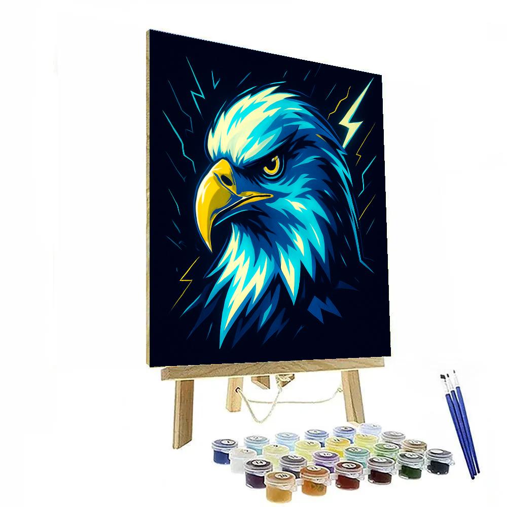 Ion Storm Eagle paint by numbers