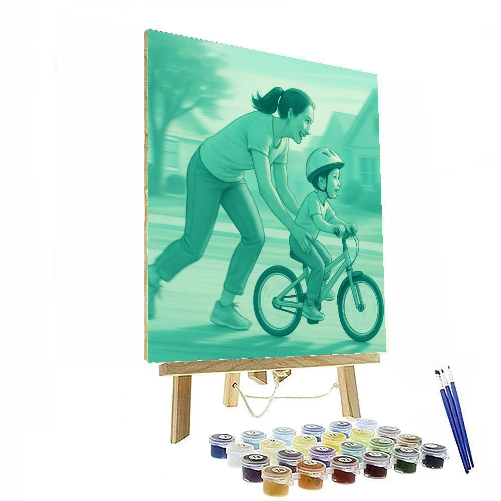 Bike Seat Balance Moment paint by color