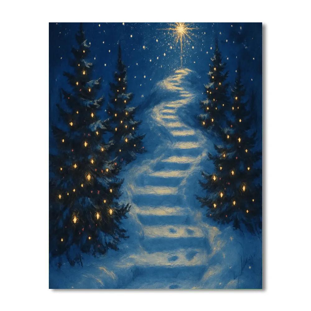 Evergreen Stairway To Starry Ridge DIY paint by numbers