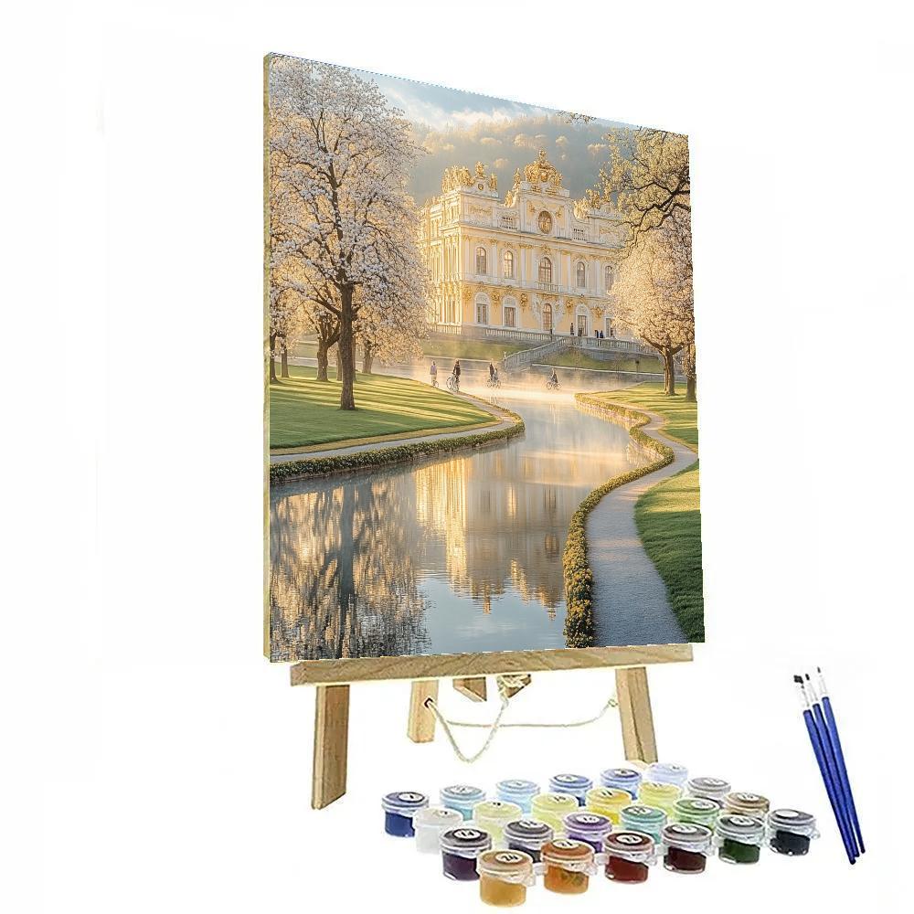 Drottningholm Palace Gardens In Stockholm Sweden paint by color
