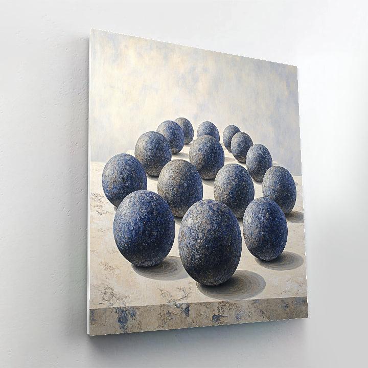 Michelangelo Inspired Nebula Orchard paint by number