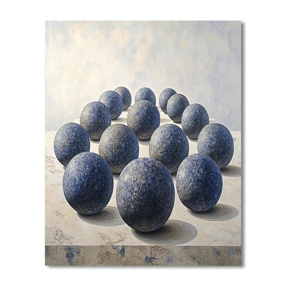 Michelangelo Inspired Nebula Orchard paint by number