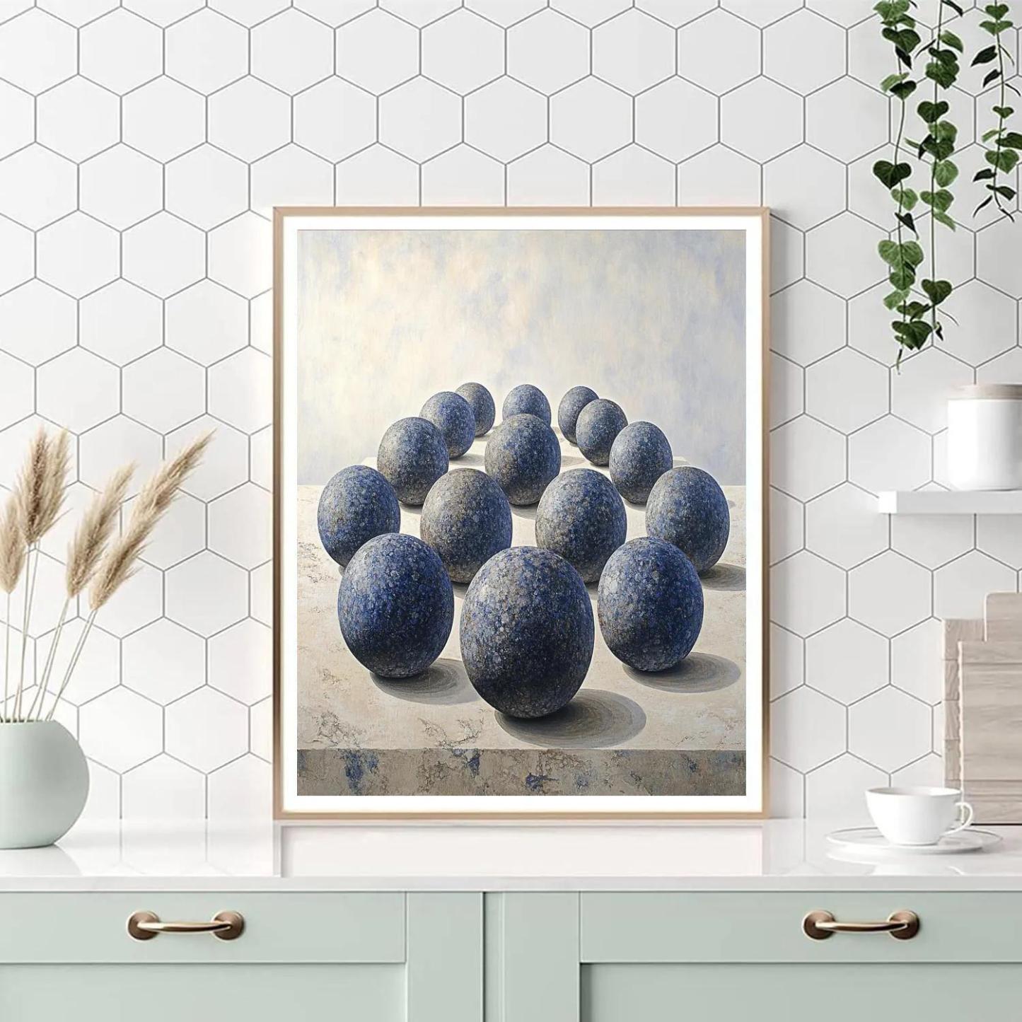 Michelangelo Inspired Nebula Orchard paint by number