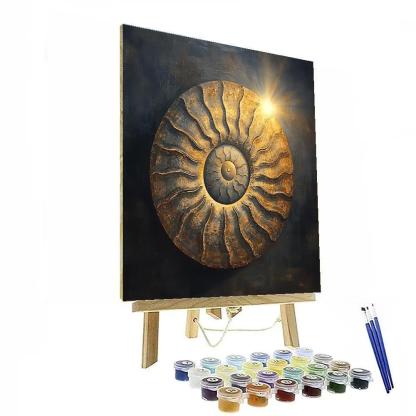 Caravaggio Inspired Aurora Fossil Spiral Paint by numbers kits