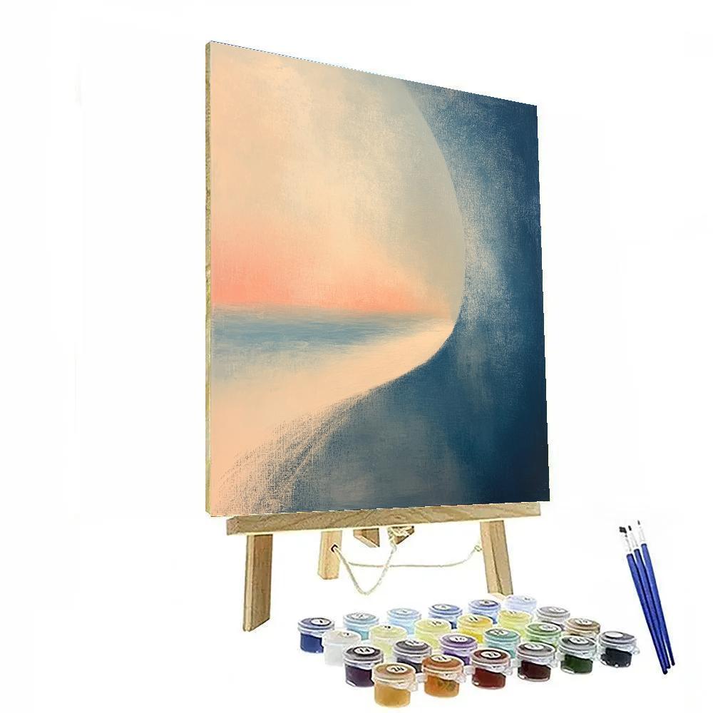 Edgar Degas Inspired Spacetime Impression In Ochre Drift Paint by numbers kits