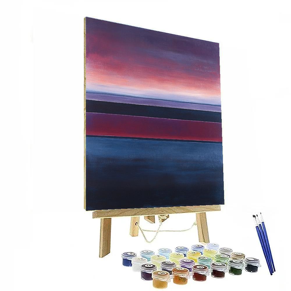 Mark Rothko Inspired Quiet Eclipse Drift Paint by numbers art