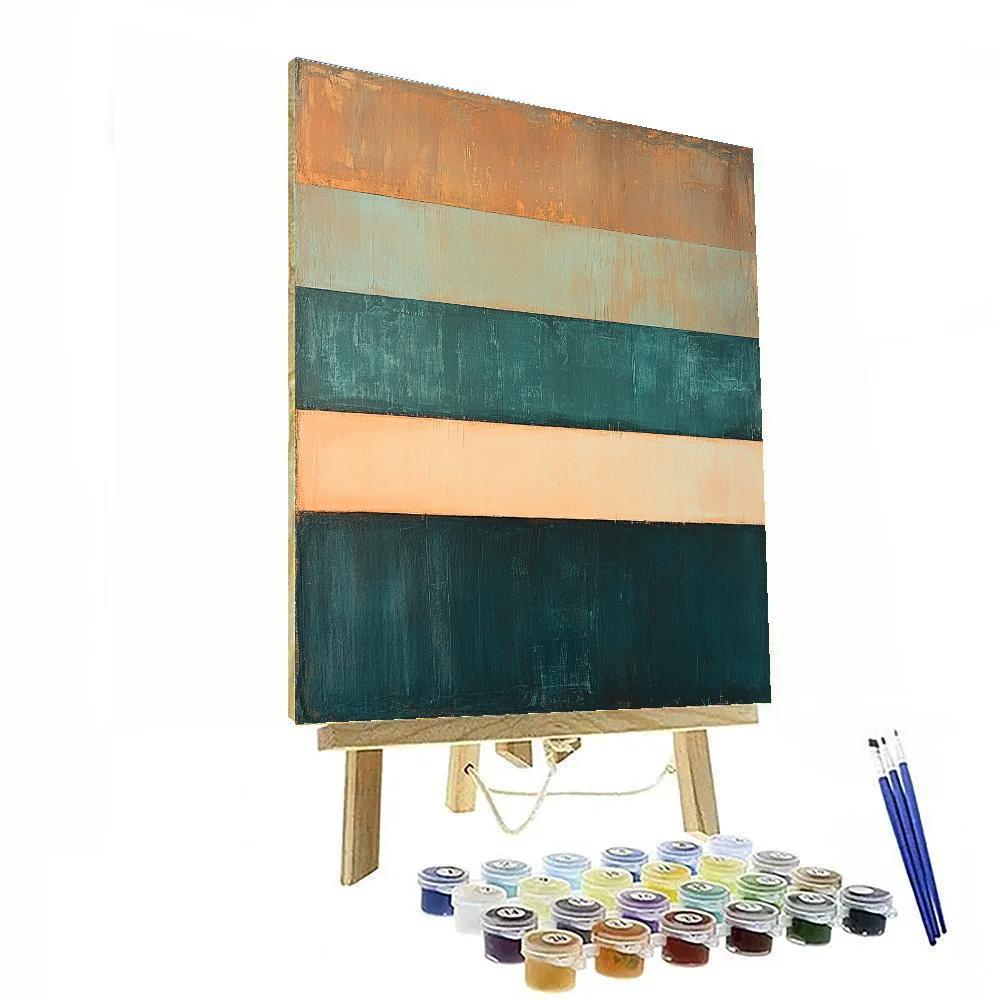 Mark Rothko Inspired Tidal Silence Spectrum paint by color