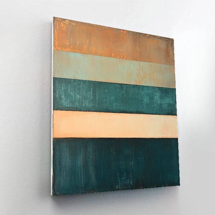 Mark Rothko Inspired Tidal Silence Spectrum paint by color