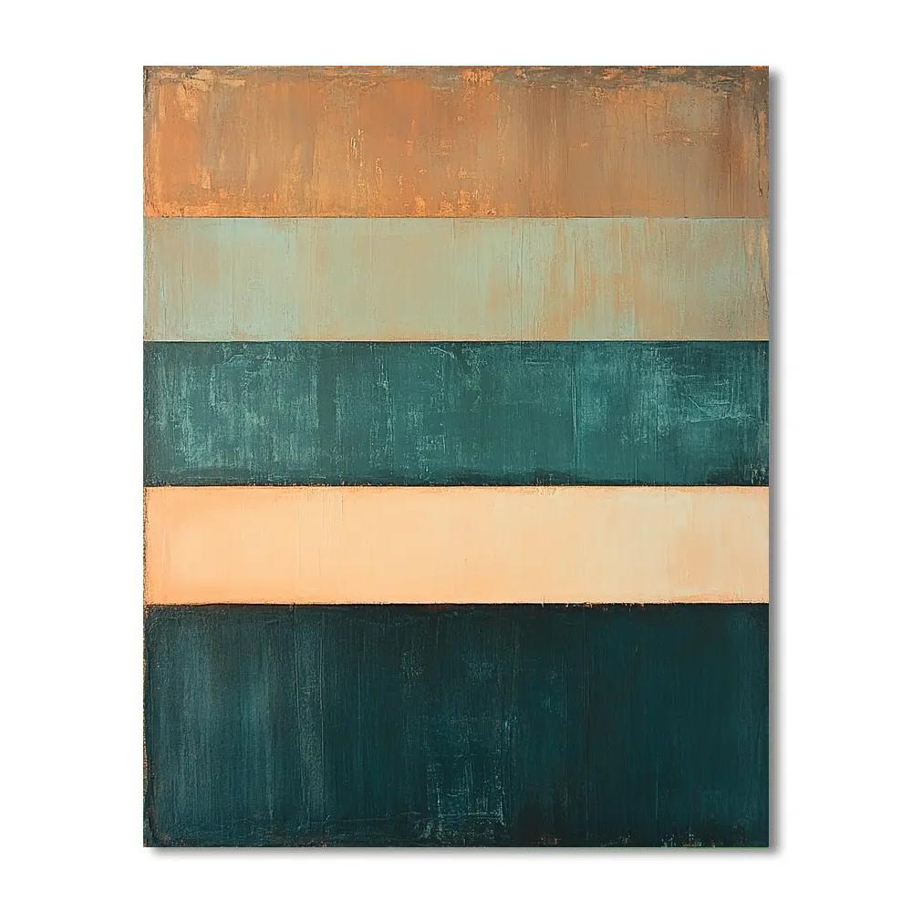 Mark Rothko Inspired Tidal Silence Spectrum paint by color