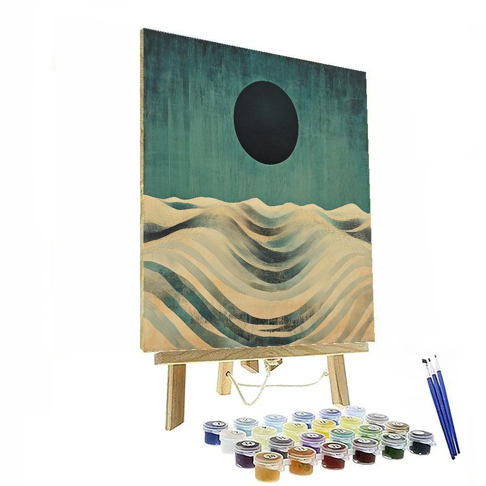 Max Ernst Inspired Subconscious Dune Eclipse DIY paint by numbers