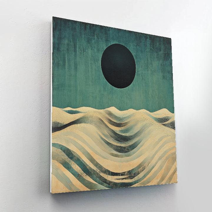 Max Ernst Inspired Subconscious Dune Eclipse DIY paint by numbers