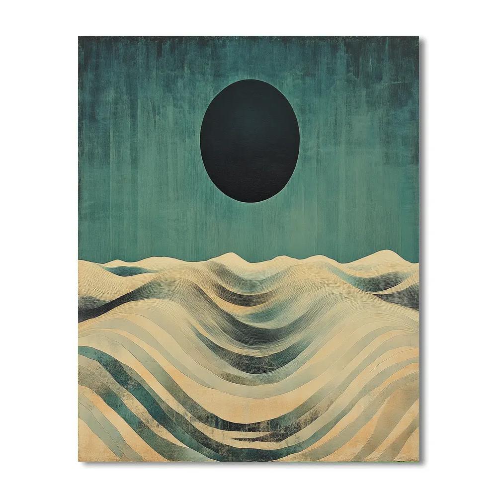 Max Ernst Inspired Subconscious Dune Eclipse DIY paint by numbers