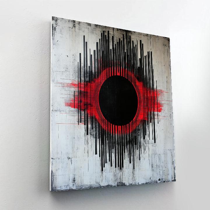 Banksy Inspired Algorithmic Eclipse Protest paint by numbers
