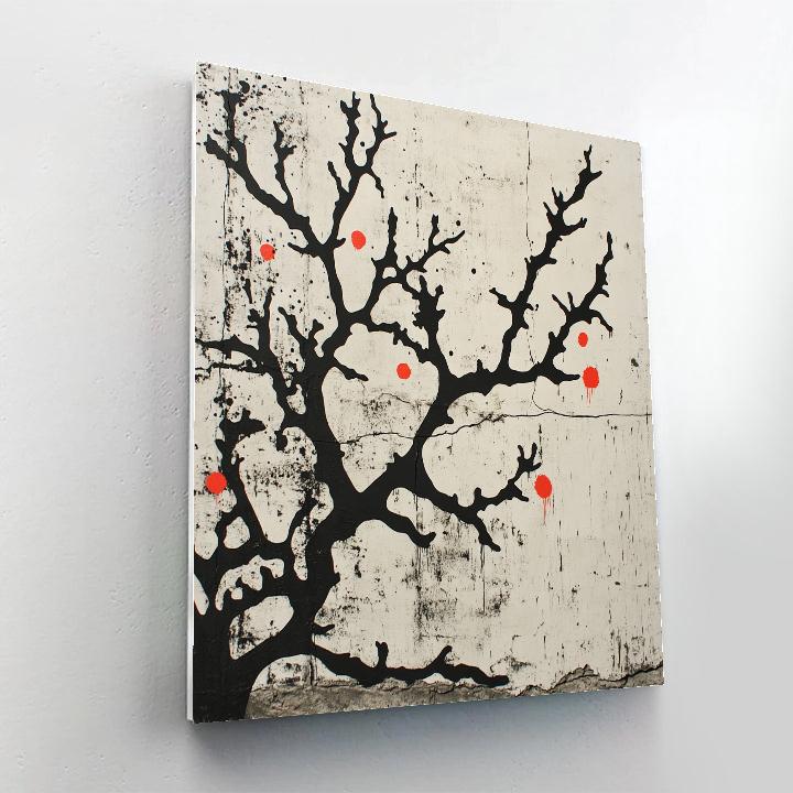 Banksy Inspired Silent Reef Rebellion Nebula Numbered painting kits