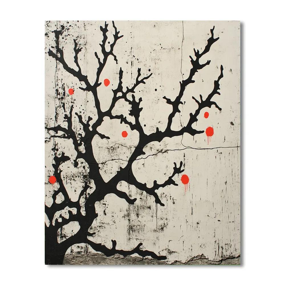 Banksy Inspired Silent Reef Rebellion Nebula Numbered painting kits