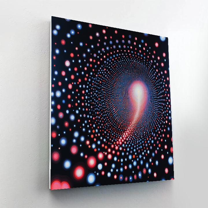 Yayoi Kusama Inspired Infinite Nebula Dot Drift painting number kit