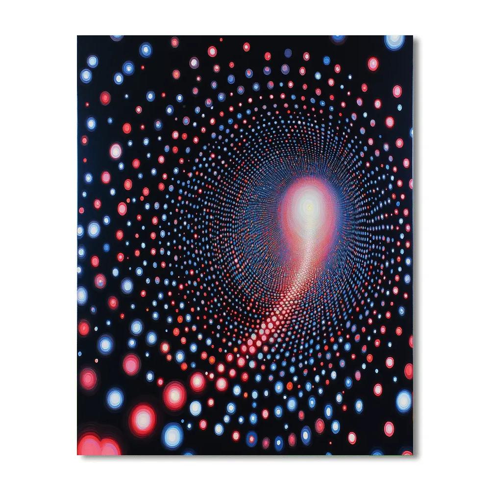 Yayoi Kusama Inspired Infinite Nebula Dot Drift painting number kit