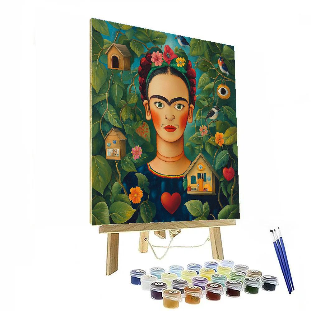Frida Kahlo Inspired Garden Of Memories DIY paint by numbers