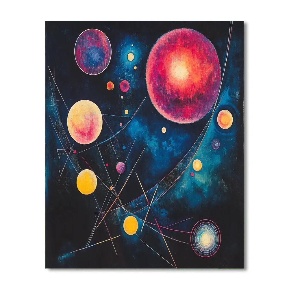 Wassily Kandinsky Inspired Symphonic Nebula Painting by numbers kit
