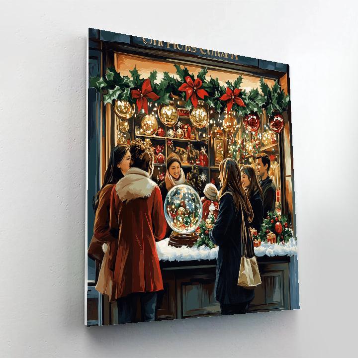 Snowglobe Shop Reunion Numbered painting kits