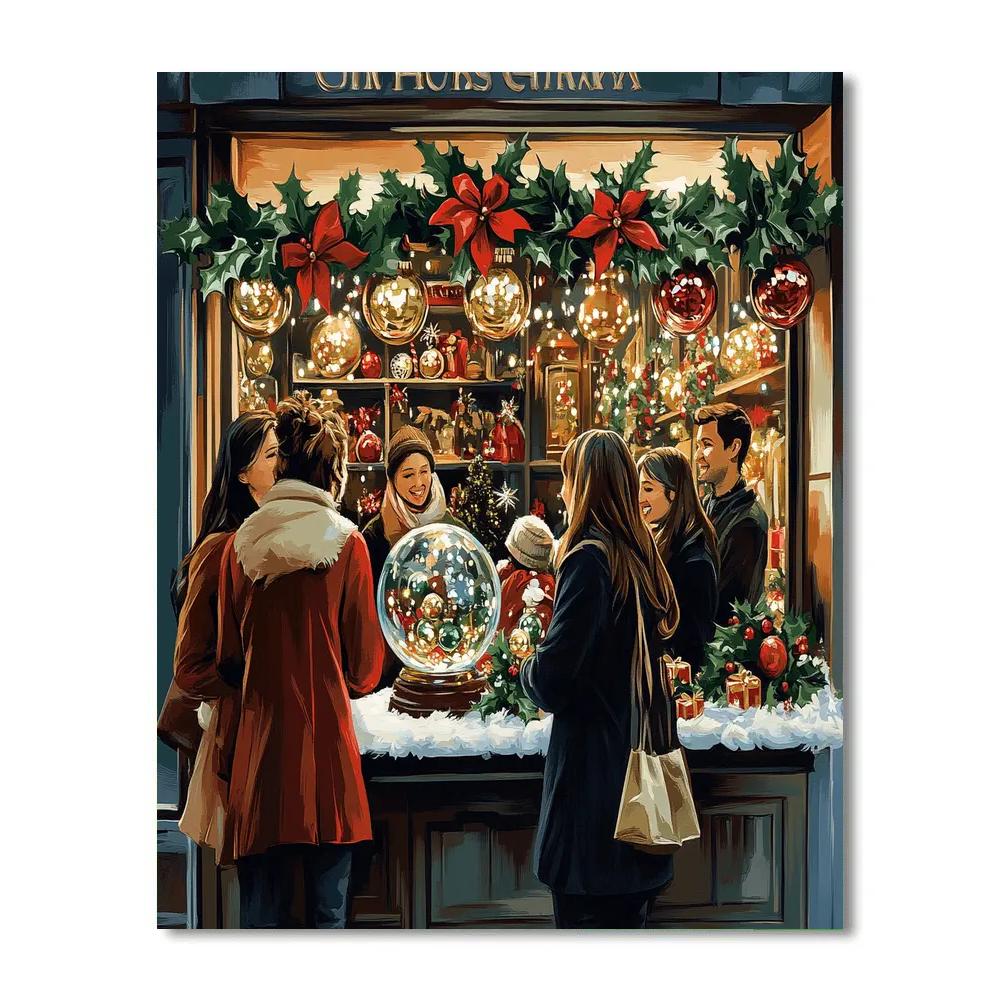 Snowglobe Shop Reunion Numbered painting kits