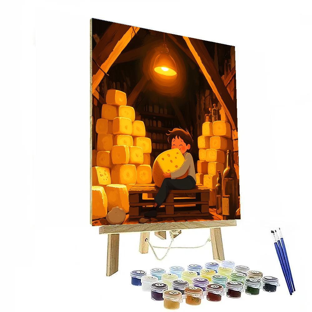 Ratatouille Emile Cheese Cellar Feast Disney Inspired Painting by numbers kit