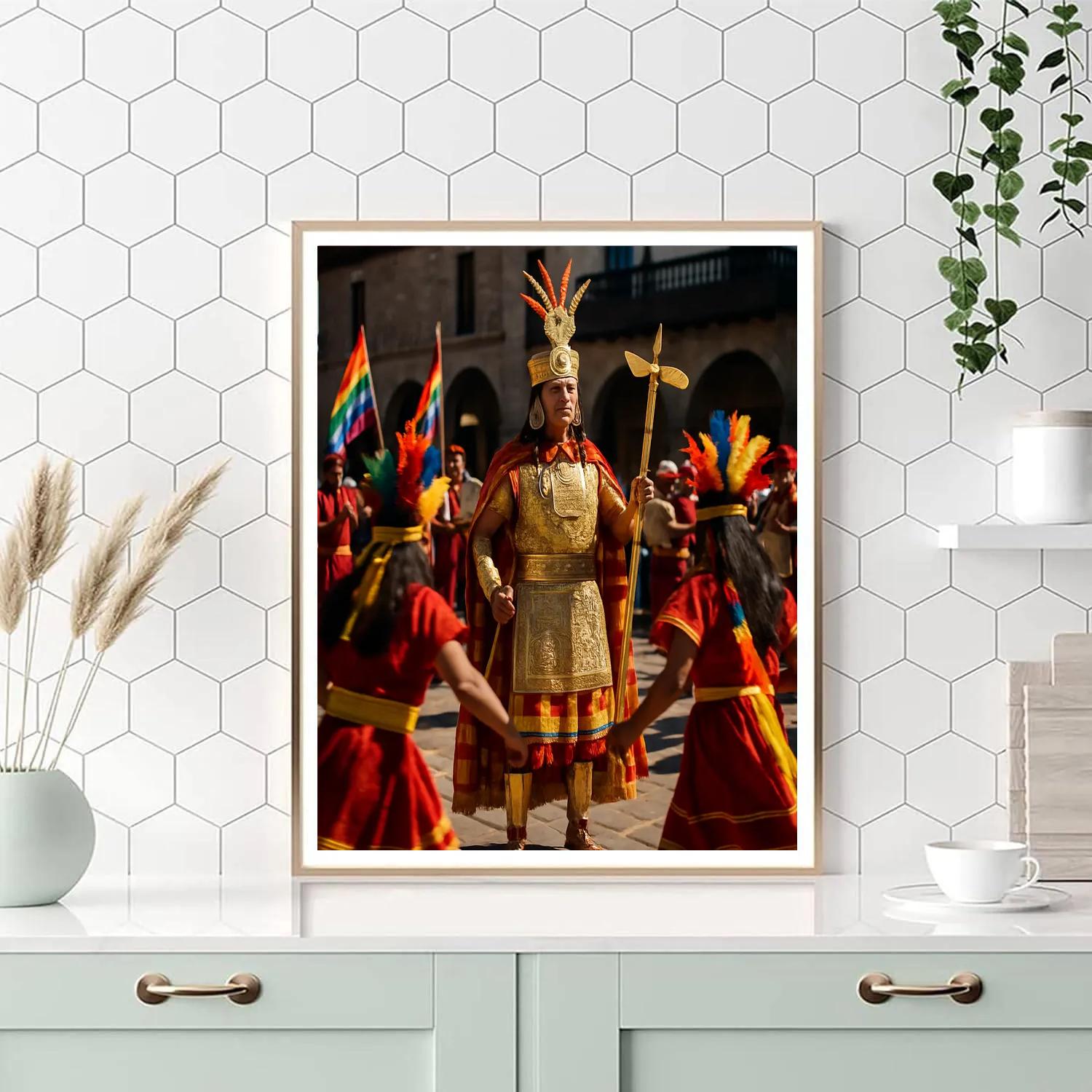 Inti Raymi Procession Plaza De Armas Cusco painting number kit