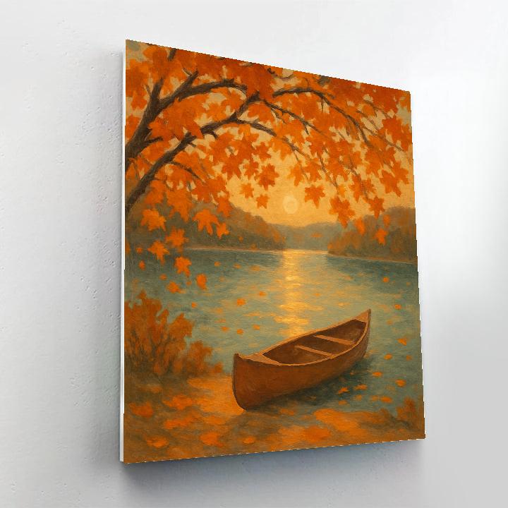 Amber Maple Reflections At Quiet Cove Numbered painting kits