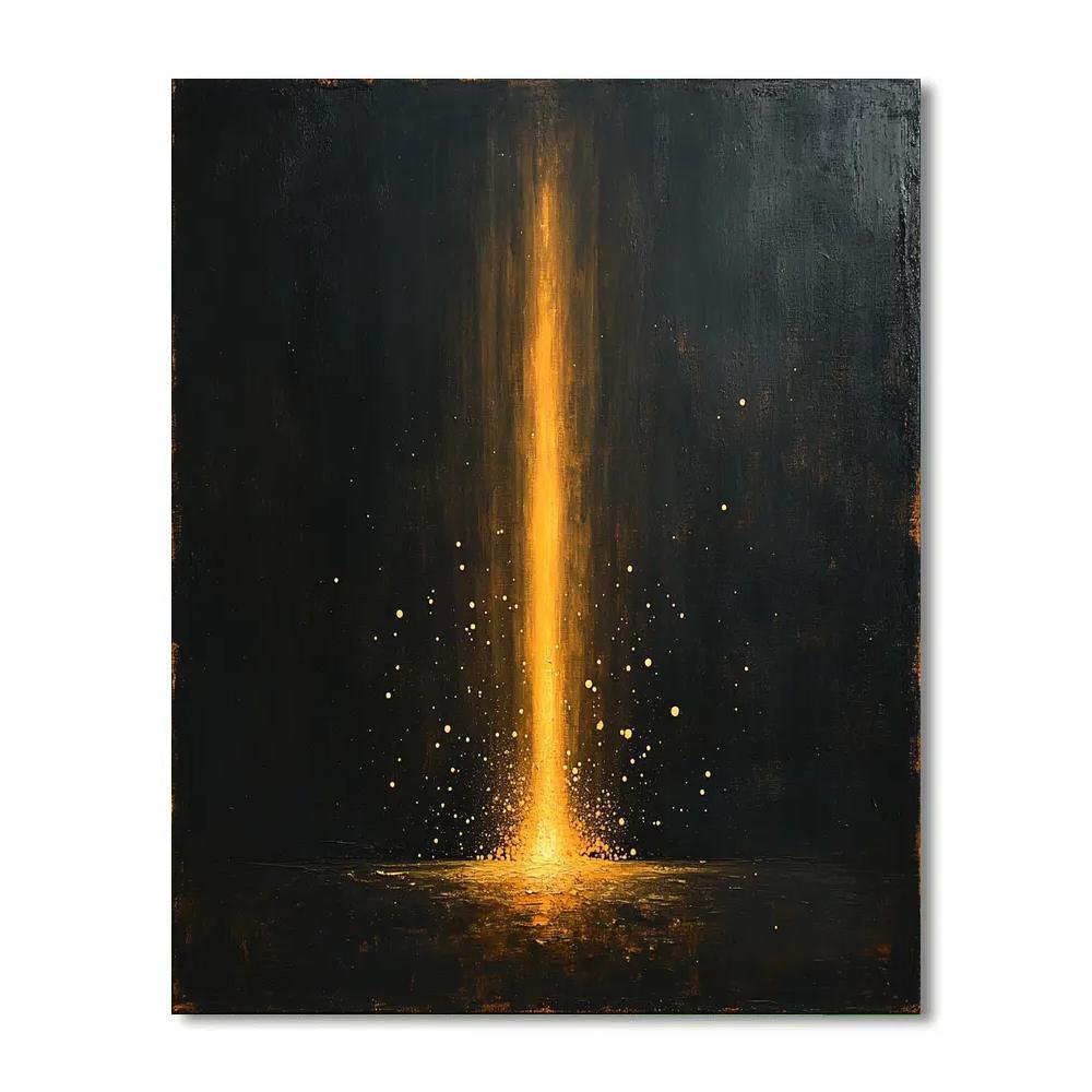 Caravaggio Inspired Chiaroscuro Auroral Silence paint by numbers