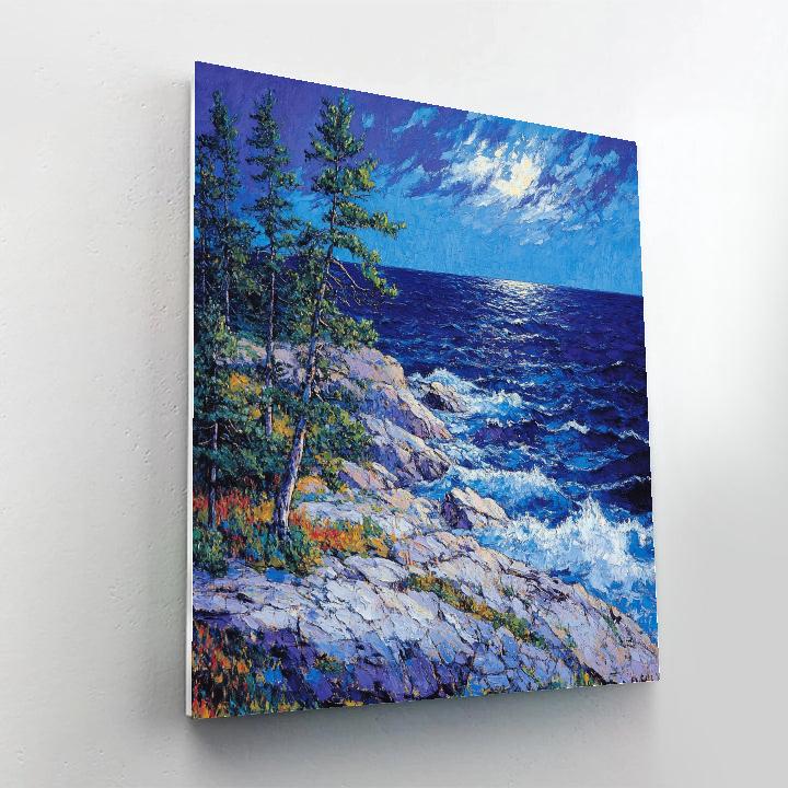 Arthur Lismer Inspired September Gale Over Georgian Bay Ridges Numbered painting kits
