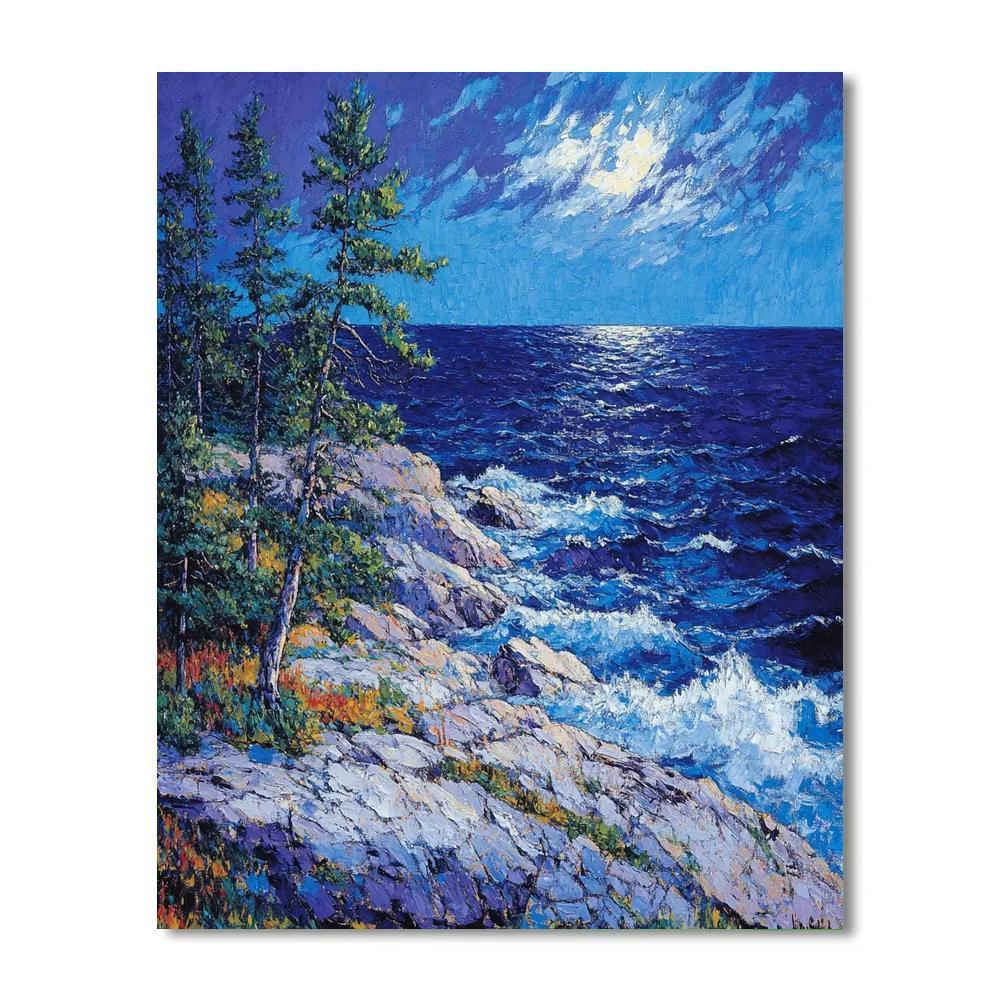 Arthur Lismer Inspired September Gale Over Georgian Bay Ridges Numbered painting kits