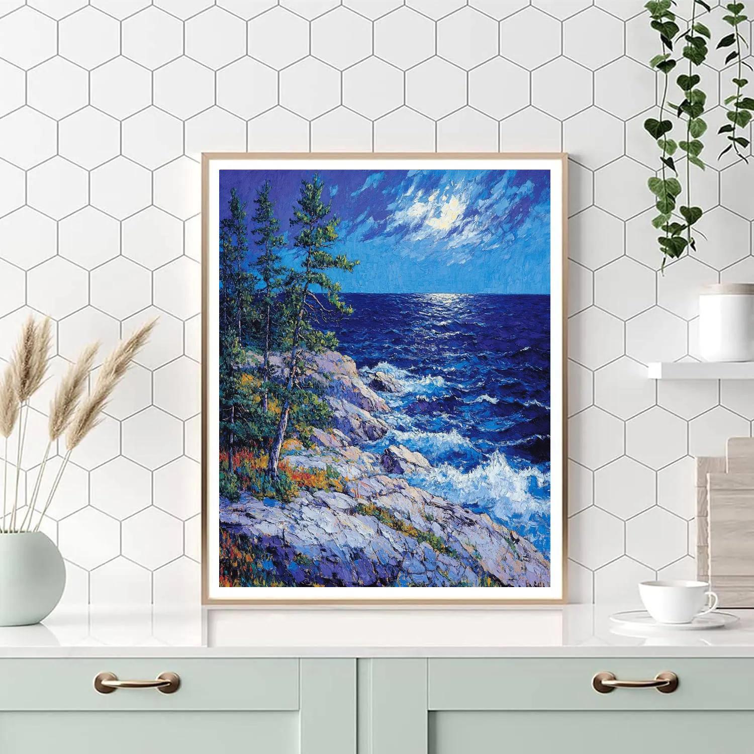 Arthur Lismer Inspired September Gale Over Georgian Bay Ridges Numbered painting kits