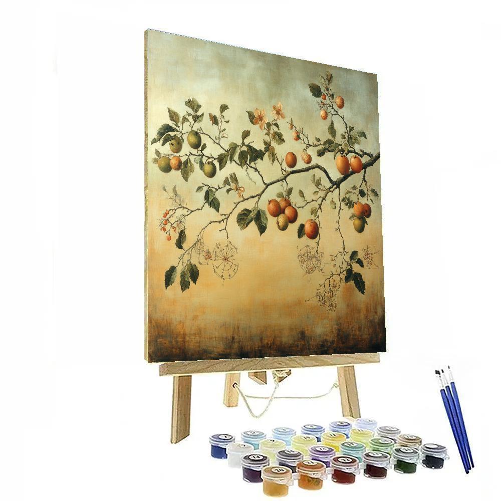 Leonardo Da Vinci Inspired Orchard Of Floating Seasons Paint by numbers kits