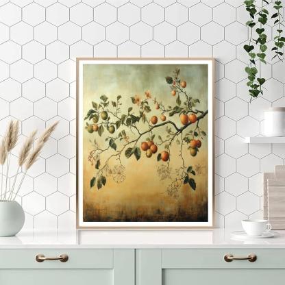 Leonardo Da Vinci Inspired Orchard Of Floating Seasons Paint by numbers kits